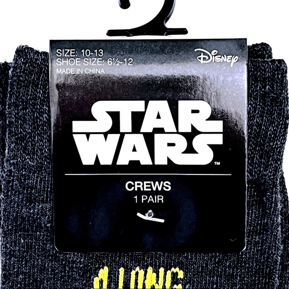Disney Star Wars Crew Sicks Glow in the Dark Mens Womens Fun Novelty Gift - Picture 2 of 6